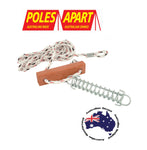 2 Double + 6 Single Ropes with Wood Runners & Springs - Free Freight