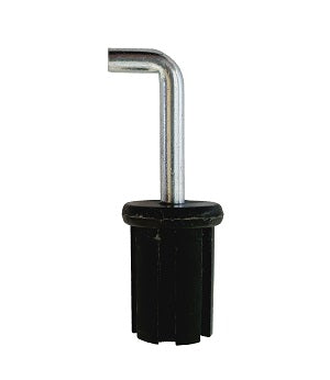 22mm Jayco bend spigot for camper trailers, caravans and annexes. Fits inside 22mm OD tubing. Australian Poles Apart Camping Products Supex Part# JBS