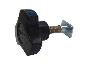 Tightening Knob & nut for curved roof rafters. 3 winged. Australian Camping Products Poles Apart Saint Part# S310 391