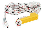 Part# 762 6mm single guy rope with Yellow Universal Runner. Australian Made Poles Apart Camping Products