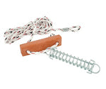 Part# 476 6mm single guy rope with Wooden Runner & Tracer Spring. Australian Made Poles Apart Camping Products
