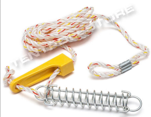 Spring Pole Rope 2x Double + 6x Single Ropes with UniRunners & Springs - Free Freight ...